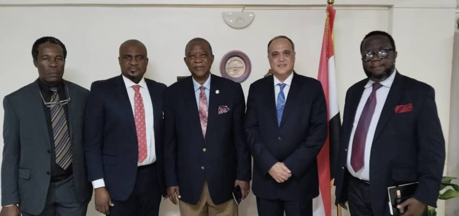 THE EXTEL HUNT AFRICA TEAM VISIT THE EGYPTIAN EMBASSY IN LAGOS